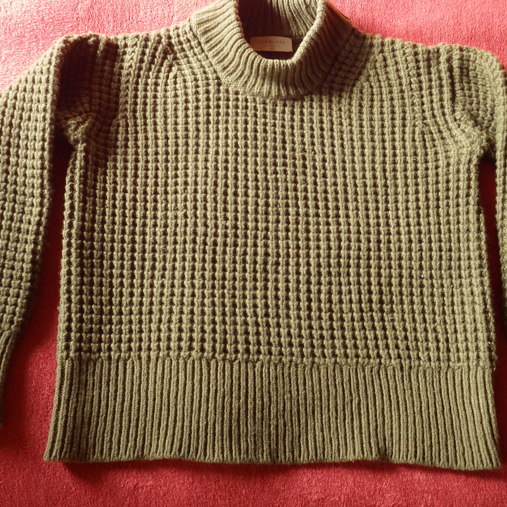 Everlane Wool Cashmere Knit Crew Sweater